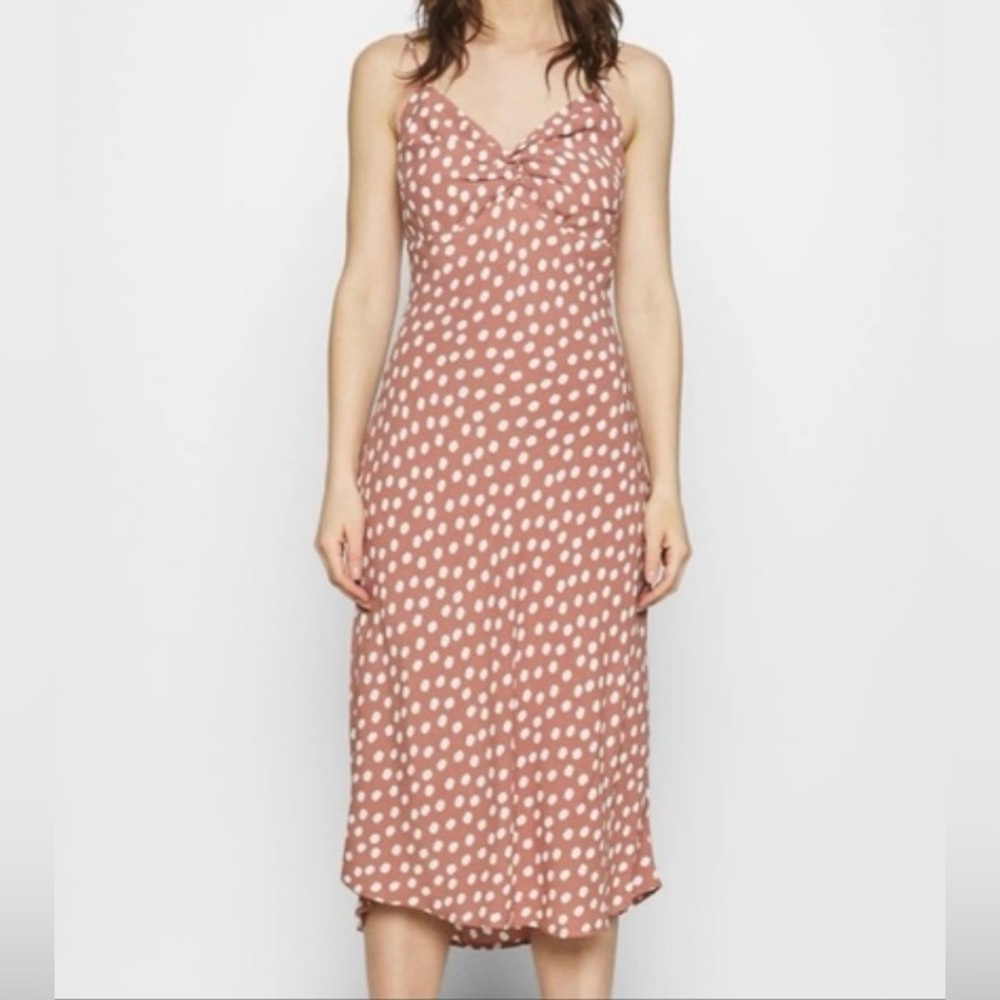 Abercrombie & Fitch Polka Dot Midi Dress